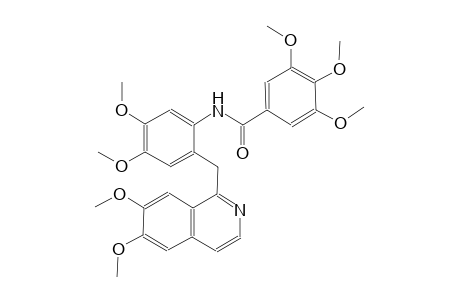 benzamide, N-[2-[(6,7-dimethoxy-1-isoquinolinyl)methyl]-4,5-dimethoxyphenyl]-3,4,5-trimethoxy-