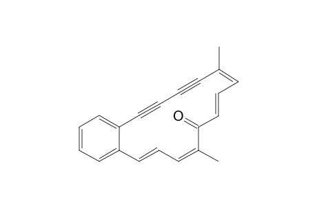 9H-Benzocyclopentadecen-9-one, 14,15,16,17-tetradehydro-8,13-dimethyl-, (E,E,Z,E)-