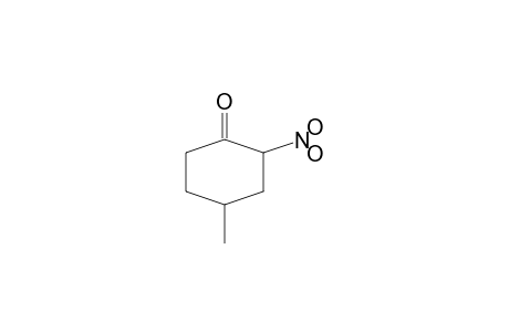 CYCLOHEXANONE, 4-METHYL-2-NITRO-