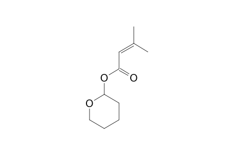 3-Methyl-2-butenoic acid 2-oxanyl ester