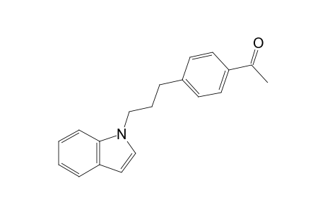 1-(3-(4-Acetylphenyl)propyl)indole
