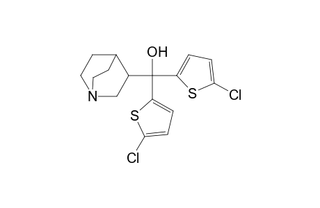 (1-Aza-bicyclo[2.2.2]oct-3-yl)-bis-(5-chloro-thiophen-2-yl)-methanol