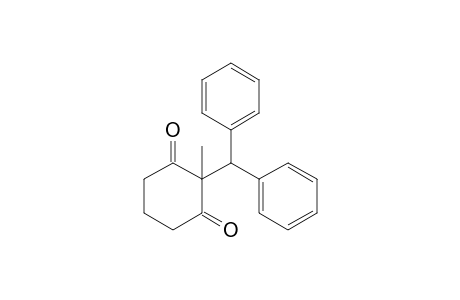 2-(Diphenylmethyl)-2-methyl-1,3-cyclohexanedione