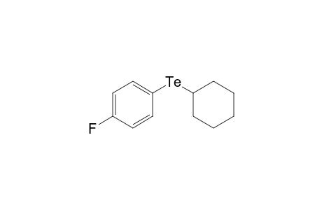1-(cyclohexyltelluro)-4-fluoro-benzene