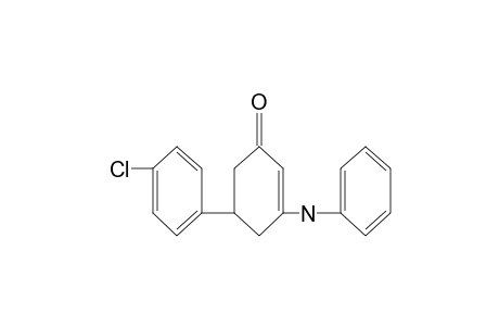3-anilino-5-(p-chlorophenyl)-2-cyclohexen-1-one