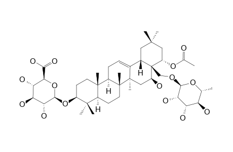 ALTERNOSIDE-IV;CHICHIPEGENIN-22-O-ACETYL-3-O-BETA-D-GLUCURONOPYRANOSYL-28-O-ALPHA-L-RHAMNOPYRANOSIDE