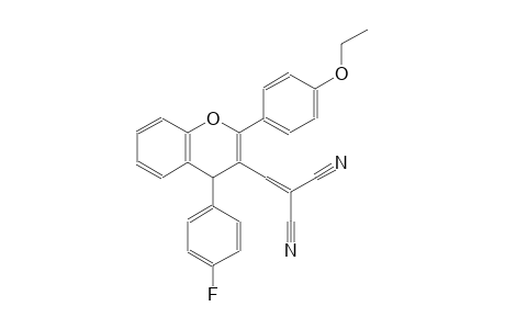 2-{[2-(4-ethoxyphenyl)-4-(4-fluorophenyl)-4H-chromen-3-yl]methylene}malononitrile