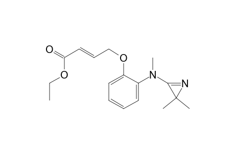 (E)-3-[N-(2'-(3''-Ethoxycarbonyl-allyloxy)phenyl)-N-methylamino]-2,2-dimethyl-2H-azirine