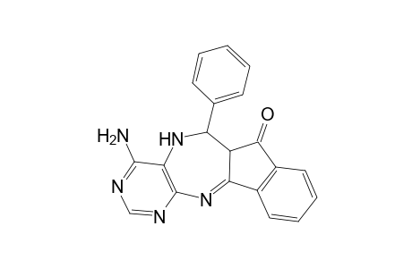 11-Amino-6-phenyl-6,7-dihydroindeno[1,2-e]pyrimido[4,5-b][1,4]diazepin-5(5aH)-one