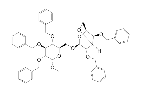 METHYL-O-(3,6-ANHYDRO-2,4-DI-O-BENZYL-BETA-D-GALACTOPYRANOSYL)-(1->6)-2,3,4-TRI-O-BENZYL-ALPHA-GLUCOPYRANOSIDE