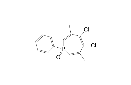 4,5-Dichloro-3,6-dimethyl-1-phenylphosphacyclohepta-2,4,6-triene 1-oxide