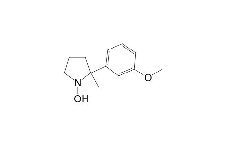 2-(3-methoxyphenyl)-2-methylpyrrolidin-1-ol