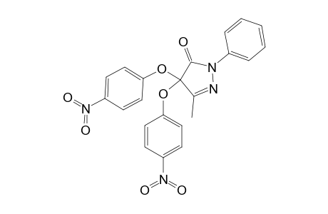 3-METHYL-4,4-BIS-(4-NITROPHENOXY)-1-PHENYLPYRAZOLIN-5-ONE