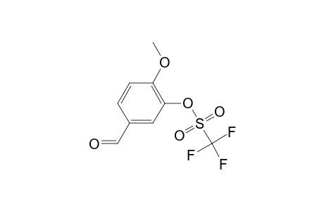 (5-formyl-2-methoxy-phenyl) trifluoromethanesulfonate