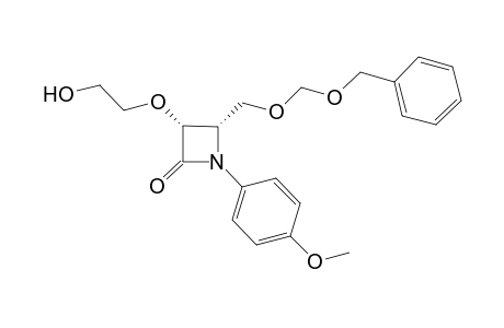 (3R,4S)-4-[(Benzyloxymethoxy)methyl]-3-(2'-hydroxyethoxy)-1-(p-methoxyphenyl)azetidin-2-one