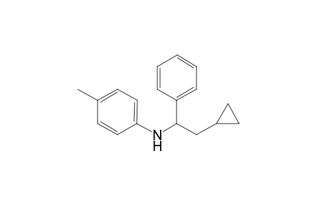 N-(4-Methylphenyl)-N-(1-phenyl-2-cyclopopylethyl)amine