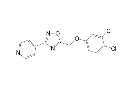 5-(3,4-dichlorophenoxymethyl)-3-(pyridin-4-yl)-1,2,4-oxadiazole