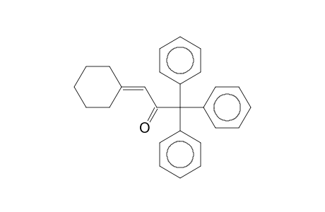 1-Ethanone, 1-trityl-2-cyclohexanylidene-