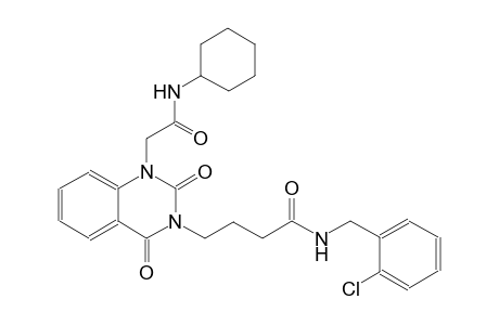 N-(2-chlorobenzyl)-4-(1-[2-(cyclohexylamino)-2-oxoethyl]-2,4-dioxo-1,4-dihydro-3(2H)-quinazolinyl)butanamide