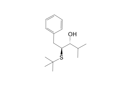 (2S,3R)-2-tert-Butylthio-4-methyl-1-phenylpentan-3-ol