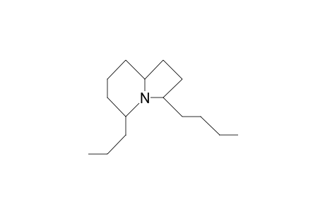 (5Z,9E)-5-Propyl-3-butylindolizidine