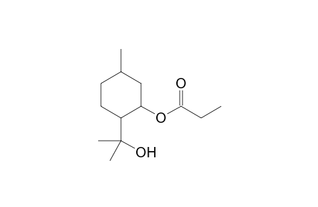 [2-(1-hydroxy-1-methyl-ethyl)-5-methyl-cyclohexyl] propanoate