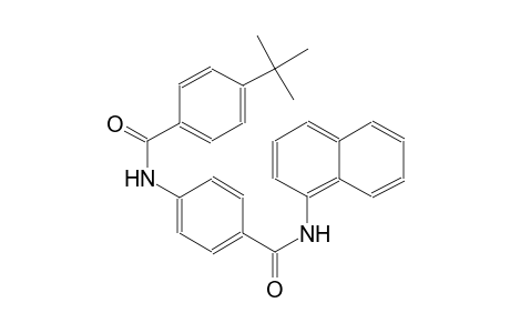 benzamide, 4-(1,1-dimethylethyl)-N-[4-[(1-naphthalenylamino)carbonyl]phenyl]-