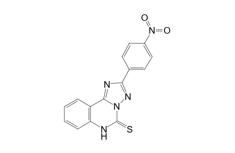 2-(p-Nitrophenyl)-1,2,4-triazolo[1,5-c]quinazoline-5(6H)-thione