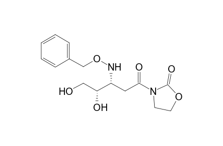 3-(3'-Benzyloxyamino-4',5'-dihydroxy-1'-oxopentyl)oxazilidin-2-one
