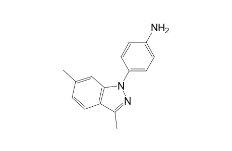 1-(p-Aminophenyl)-3,6-dimethyl-1H-indazole