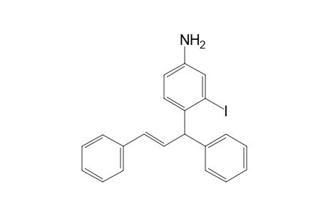 (E)-4-(1,3-Diphenylallyl)-3-iodoaniline