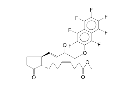(+/-)-2ALPHA-[7-METHOXYCARBONYLHEPT-4Z-ENYL]-3BETA-[3-OXO-4-(HEPTAFLUORO-2-NAPHTHYLOXY)-1E-BUTENYL]CYCLOPENTAN-1-ONE