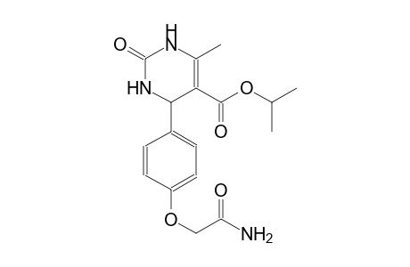 isopropyl 4-[4-(2-amino-2-oxoethoxy)phenyl]-6-methyl-2-oxo-1,2,3,4-tetrahydro-5-pyrimidinecarboxylate
