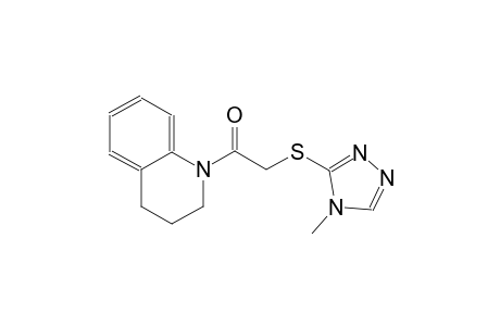 1-(3,4-Dihydro-2H-quinolin-1-yl)-2-(4-methyl-4H-[1,2,4]triazol-3-ylsulfanyl)-ethanone