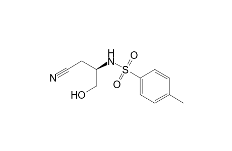 Benzenesulfonamide, N-[2-cyano-1-(hydroxymethyl)ethyl]-4-methyl-, (R)-