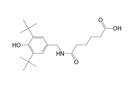 2,6-Di-tert-butyl-4-(5-carboxypentanoamido-methyl)-phenol