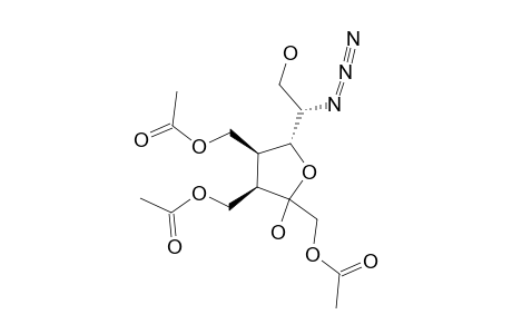 (1'-R/S,2,3-R/S,4-S/R,5-S/R)-5-(1-AZIDO-2-HYDROXYMETHYL)-TETRAHYDRO-2-HYDROXYFURAN-2,3,4-TRIMETHANOL-ALPHA(2),ALPHA(3),ALPHA(4)-TRIACETATE