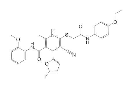 3-pyridinecarboxamide, 5-cyano-6-[[2-[(4-ethoxyphenyl)amino]-2-oxoethyl]thio]-1,4-dihydro-N-(2-methoxyphenyl)-2-methyl-4-(5-methyl-2-furanyl)-