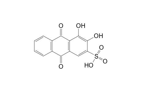 1,2-Dihydroxyanthrachinon-3-sulfonic acid