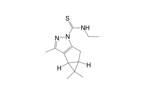 (3bS,4aR)-N-ethyl-3,4,4-trimethyl-3b,4,4a,5-tetrahydro-1H-cyclopropa[3,4]cyclopenta[1,2-c]pyrazole-1-carbothioamide