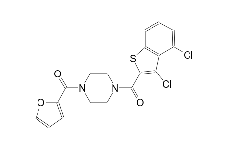 1-[(3,4-dichloro-1-benzothien-2-yl)carbonyl]-4-(2-furoyl)piperazine