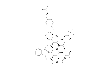 #24;[4-O-ACETOXYMETHYL]-BENZYL-3-O-[3,4,6-TRI-O-ACETYL-2-DEOXY-2-PHTHALIMIDO-BETA-D-GLUCOPYRANOSYL]-4-O-ACETYL-DI-2,6-O-PIVALOYL-BETA-D-GALACTOPYRANOSIDE
