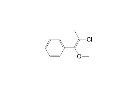 Benzene, (2-chloro-1-methoxy-1-propenyl)-, (E)-