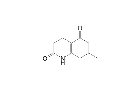 7-Methyl-1,3,4,6,7,8-hexahydroquinoline-2,5-dione