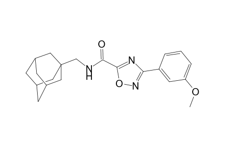 N-(1-adamantylmethyl)-3-(3-methoxyphenyl)-1,2,4-oxadiazole-5-carboxamide
