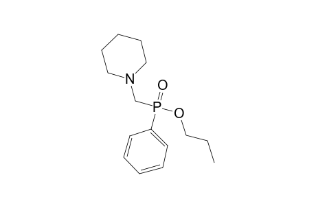 Propyl phenyl(1-piperidinylmethyl)phosphinate