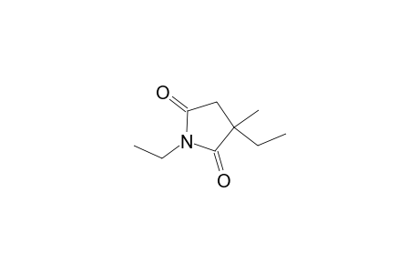 2,5-Pyrrolidinedione, 1,3-diethyl-3-methyl-