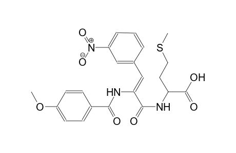 homocysteine, N-[(2Z)-2-[(4-methoxybenzoyl)amino]-3-(3-nitrophenyl)-1-oxo-2-propenyl]-S-methyl-
