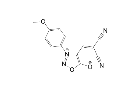 2-(3-(4-Methoxyphenyl)sydnon-4-ylmethylene)malononitrile