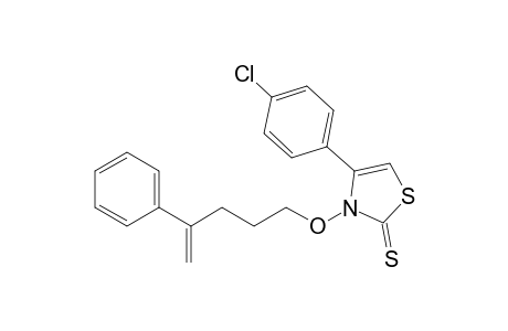 N-(4'-Phenyl-4'-penten-1'-oxy)-4-(p-chlorophenyl)thiazole-2(3H)-thione